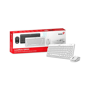 Combo teclado + mouse Genius LuxeMate Q8000 inalambrico Blanco