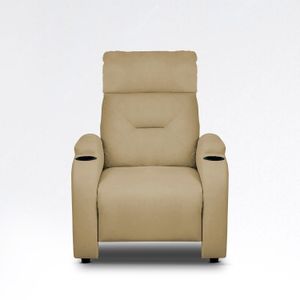 Silla Reclinable Push Elite Living Logan  100x77x85 Camel
