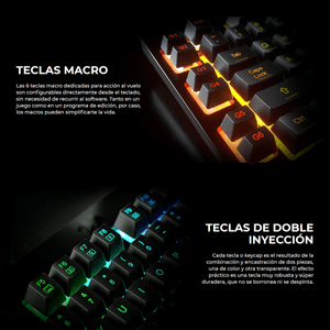 Combo Gamer Redragon RGB Teclado K512 Shiva + Mouse M719