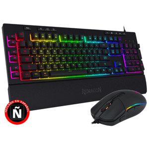 Combo Gamer Redragon RGB Teclado K512 Shiva + Mouse M719