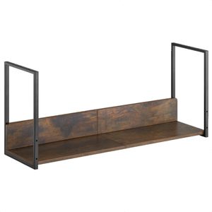 Estante Inferior Madera Para Escritorio Techgo BDS-1 Rústico