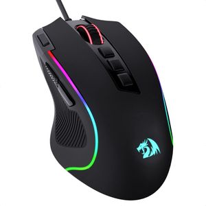 Mouse Gamer Redragon M612-RGB Predator, 8000dpi, 11 Botones