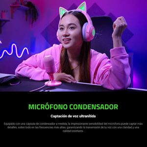 Micrófono Gamer Usb Ultracompacto Razer Seiren V3 Mini Blk