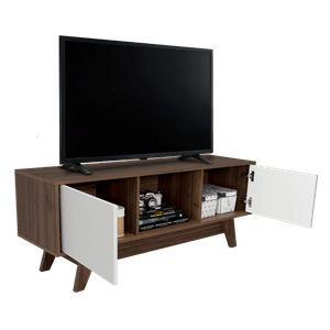 Rack para TV 55'' Romero Finlandek Gales Blanco