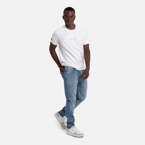 Jean Slim Color Azul Claro Para Hombre