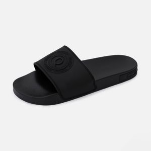 Sandalias Tipo Pala Color Negro Para Hombre
