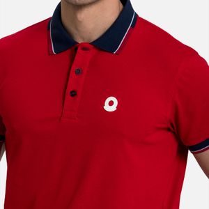 Polo Manga Corta Color Rojo Para Hombre