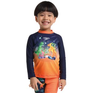 Camiseta Manga Larga Sunshine Dino Dive Squad Bebé Masculino