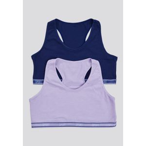 Top Paq X2 Infantil Azul Oscuro/Lila Tech FI 87473