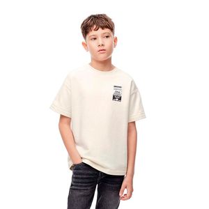 CAMISETA GEF NI?O LADIS KD CREMA 814