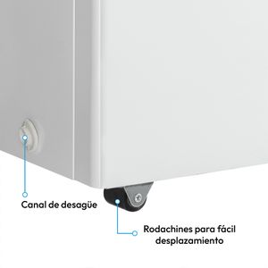 Congelador Horizontal CH 396 Blanco Doble puerta 535 Litros Brutos Challenger