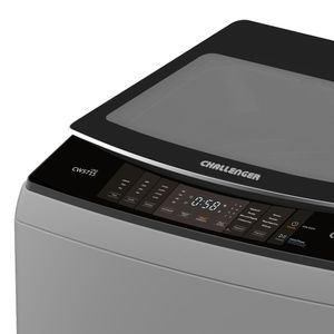 Lavadora Automatica CW 5715 Dark Gray con panel Digital Carga superior 15kg Challenger