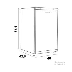 Minibar Frost Negro Silencioso CR 079 - 35 Litros Brutos Challenger