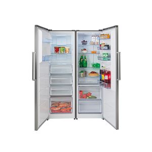 Refrigerador Cr 356 + Congelador Cv 274 / Twin inverter 630 L Brutos Challenger Acero inoxidable