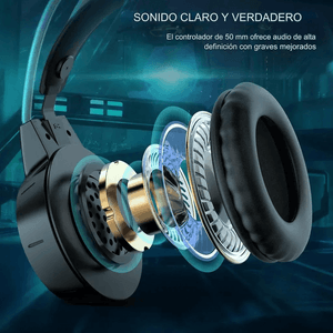 Audífonos Onikuma X15 Pro Rgb Negro Jal-15 11500