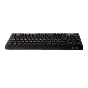 Teclado Mecanico Vsg Quasar Rgb Negro Switch Azul