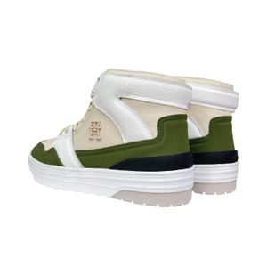 TENIS CASUAL DAMA TOMMY FW0FW07803-AA8 COLOR BEIGE COMBINADO