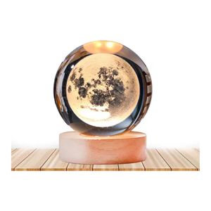 Lampara Escritorio Lunar Llena 3d Luna Flotante Solar Noche