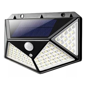 Lámpara Solar Exterior 100 led Sensor De Movimiento