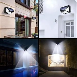 Lámpara Solar Exterior 100 led Sensor De Movimiento