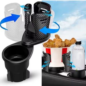 Portavasos Para Carro Doble Uso Soporte Giratorio