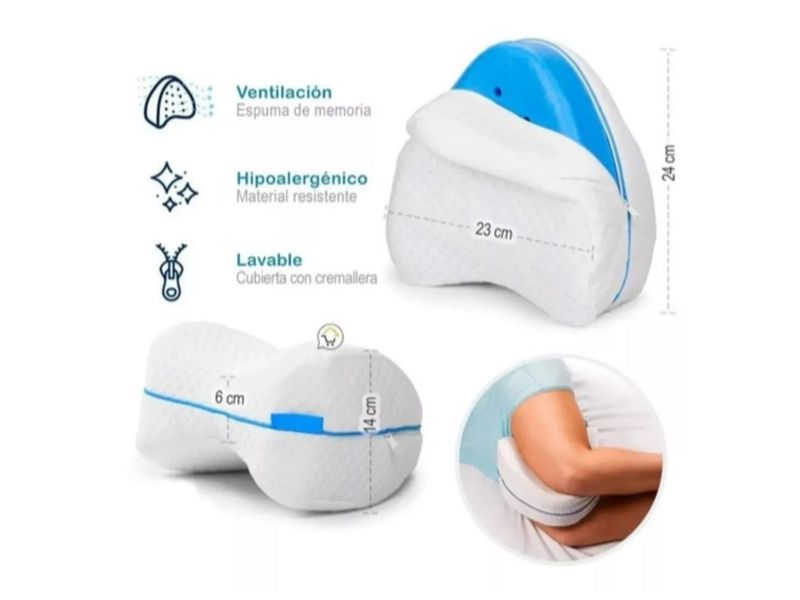 Almohada Para Piernas Descanso y Correccion Postural Agaval