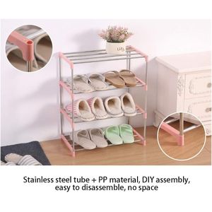 Organizador Zapatos Calzado 4 Estantes Desarmable