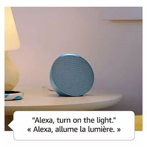 Amazon Echo Pop Con Asistente Virtual Alexa Negro