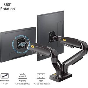 Soporte North Bayou De Mesa Para TVMonitor De 17 A 27 NBF160 Negro