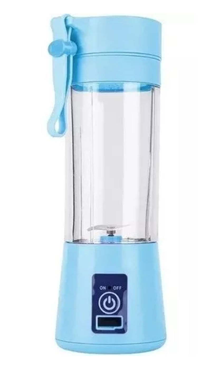 Licuadora Personal Portable Recargable Jugos Y Batidos Gym Azul 52B1991551Azul