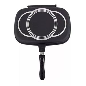 Sarten Doble Parrilla 32Cm Antiadherente