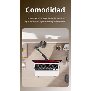 Soporte Brazo Ergonomico Para Portatil North Bayou H100