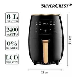 Freidora de aire Silver Crest de 6 Litros 2400W