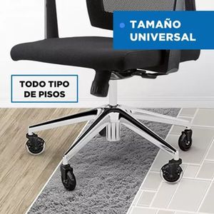 Ruedas Para Silla Escritorio Tipo Roller Set 5 Universales