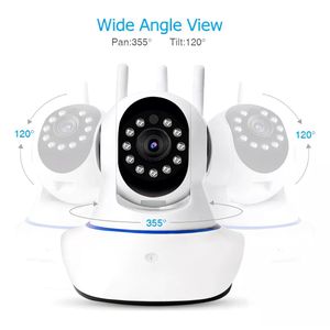 Cámara De Seguridad Robótica Wifi 3 Antenas Visión Nocturna