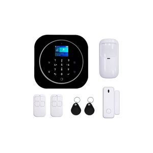 Kit Alarma Wifi Inteligente Sensor Movimiento Compatible Con Alexa y Google