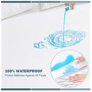 Protector De Colchon X 2 Impermeable Antifluidos Doble 1.40 x 2.00