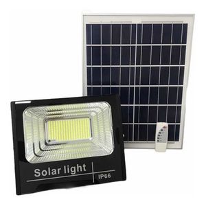 Reflector Led Con Panel Solar 300w Luz Blanca