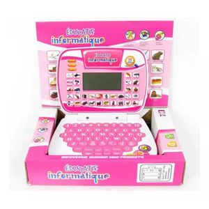 Laptop Didáctica Computadora Juguete Para Niños 8002 Color Rosa