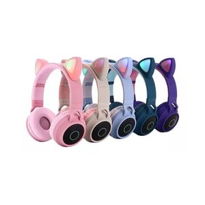 Audífono Bluetooth Inalambrico Gamer Orejas De Gato Cat Ear