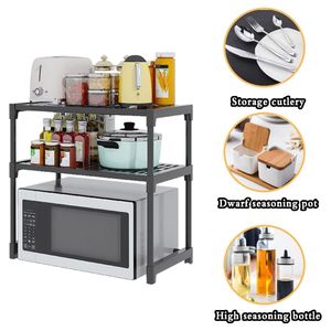 Estante Microondas Organizador Cocina Ahorra Espacio 2 Niveles