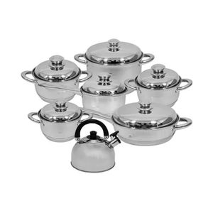 Bateria De Ollas 13 Piezas Acero Juego De Ollas Para El Hogar