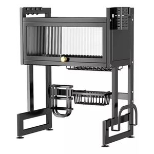 Escurridor Platos Cocina Fregadero Con Gabinete Acrilico 85cm