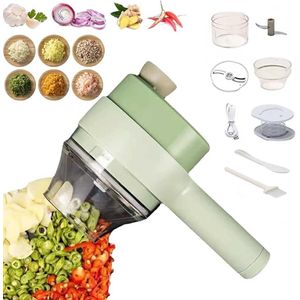 Picatodo Cortador De Verduras Electrico De Mano