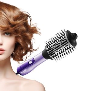 Cepillo Secador Alisador Cabello Babyliss Pro Morado