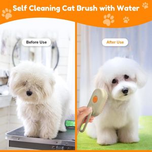 Cepillo Para Mascotas A Vapor Multifuncional Quita Pelo