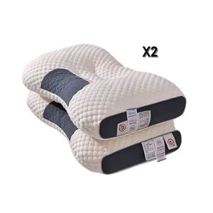 Combo 2 Almohadas Ortopédicas Cervical Transpirable Cuello
