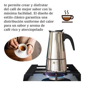 Cafetera Express En Acero Inoxidable 6 Tazas