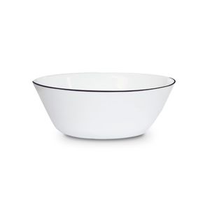 Vajilla Vitroceramica Borde Negro
