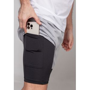 Pantaloneta Hombre Gris Medio Fi 106411